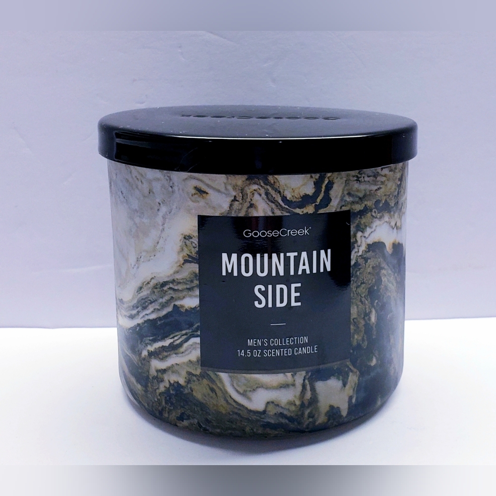 Goose Creek MOUNTAIN SIDE Men's Collection -Large 3-Wick Scented Candle, 14.5 oz